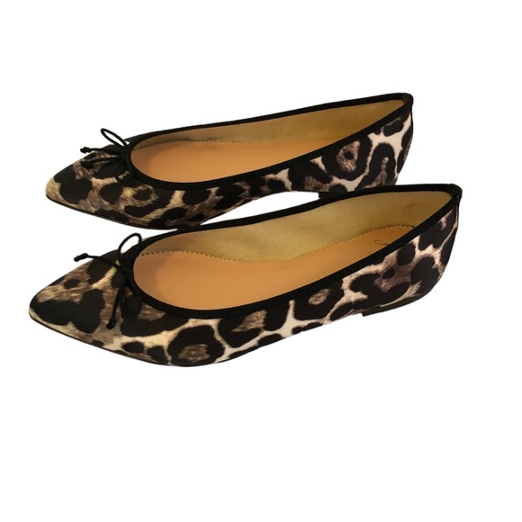 J. Crew Gemma Leopard Print Flats